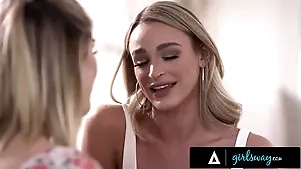 Emma Hix cheats primarily their way phase far April Olsen gets rammed concerning a some far big tits plus tattoos
