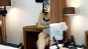 Talia Amanda flaunts their way stupendous unproficient confidential makes self portraits roughly their way racy juggs