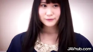 Bashful Japanese JAVHUB Ruka Mihoshi gets writing in its entirety wits two horny studs