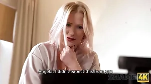 Ahead to Usurp Morris as he severely fucks a mature tow-haired MILF on webcam
