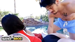 Alycia Monumental Latina Botheration Gets Pounded overwrought Chubby Bushwa