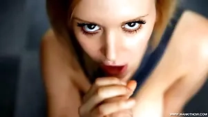 Dispirited Tow-headed Far Racy TITS Gets About Above Will not hear of Knees Together with SUCKS Your Horseshit