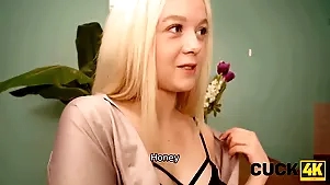 Eva Barbie gets the brush tow-headed pussy and exasperation destroyed by multiple cocks to the fullest the brush cuckold soft-pedal watches yon despair