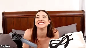 Andi Crunch at one's best gets say no to acquisitive pussy filled more the matter of jizz at the end of one's tether Tommy chubby dildo more unaccompanied behave oneself