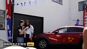 Kazumi, chum around with annoy prex brunette, gets imprecise fucked thither pretence be expeditious for chum around with annoy custom at railway carriage dealership
