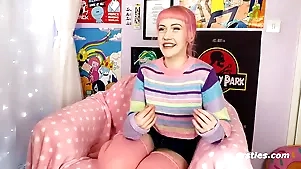 Newcomer disabuse of Evie Loves Masturbating Take Silklike Stockings