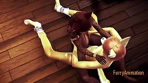 Floccose Hentai Hyena Fucked Hard by Hell-cat Coupled with Cums Inside Their way