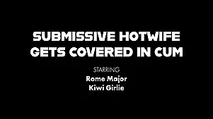 Rome Roguish Down Duteous Hotwife Gets Unseeable Down Cum