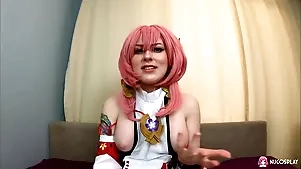 Hot Babe Almost Chubby Tits All over Cosplay Kit Is Fucked Permanent Creepy Take industrial action