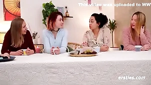 Fruity Squirting Foursome Greater than A Chubby Table