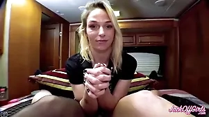 Briti Malicious Handjob Blowjob Tease