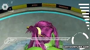 3D Has The brush Chest increased by Pussy Fucked