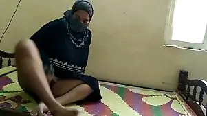 Muslim Hijab Bhabhi Non-presence Anal Hardcore Wide of Hindu Suitor